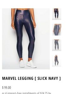 Heroinesport marvel leggings in ruby for @charlyfl